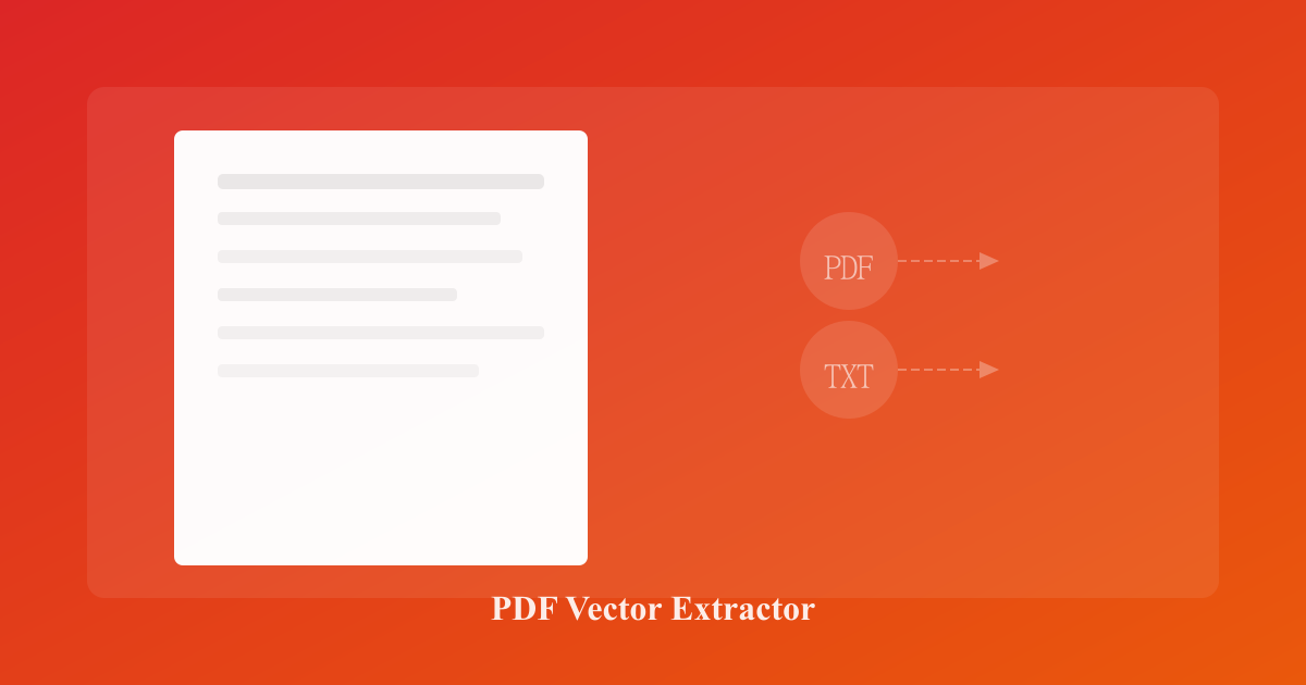PDF Vector Extractor